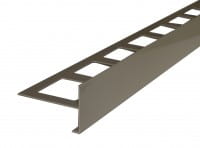 Balkonprofil ohne Tropfkante Aluminium beschichtet beige Balkonprofil ohne Tropfkante Aluminium beschichtet beige