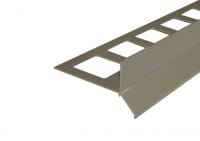 Balkonprofil Y-Form Dickbett Aluminium beschichtet beige
