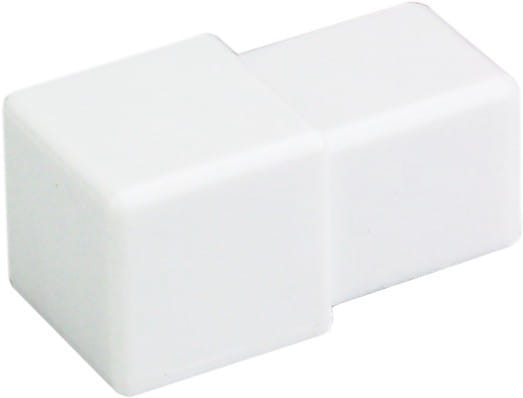 Quadratecke PVC Weiss