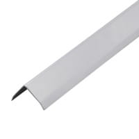 Aluminium weiß Eckschutzwinkel 20x20x1,8 mm 100 cm 